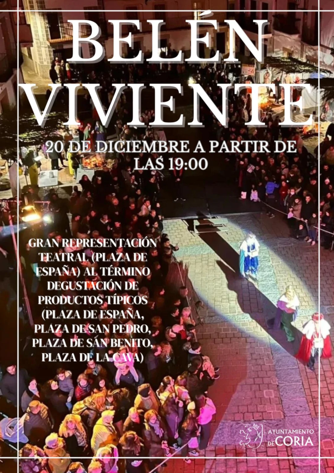 Belén Viviente en Coria