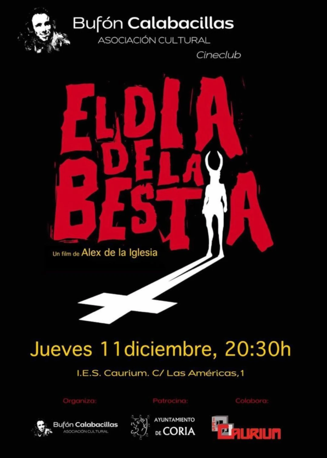 El día de la Bestia – Cine Club Bufón Calabacillas