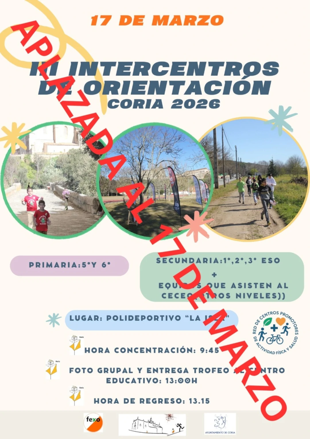 Prueba del III Intercentro de Orientación de Promoción