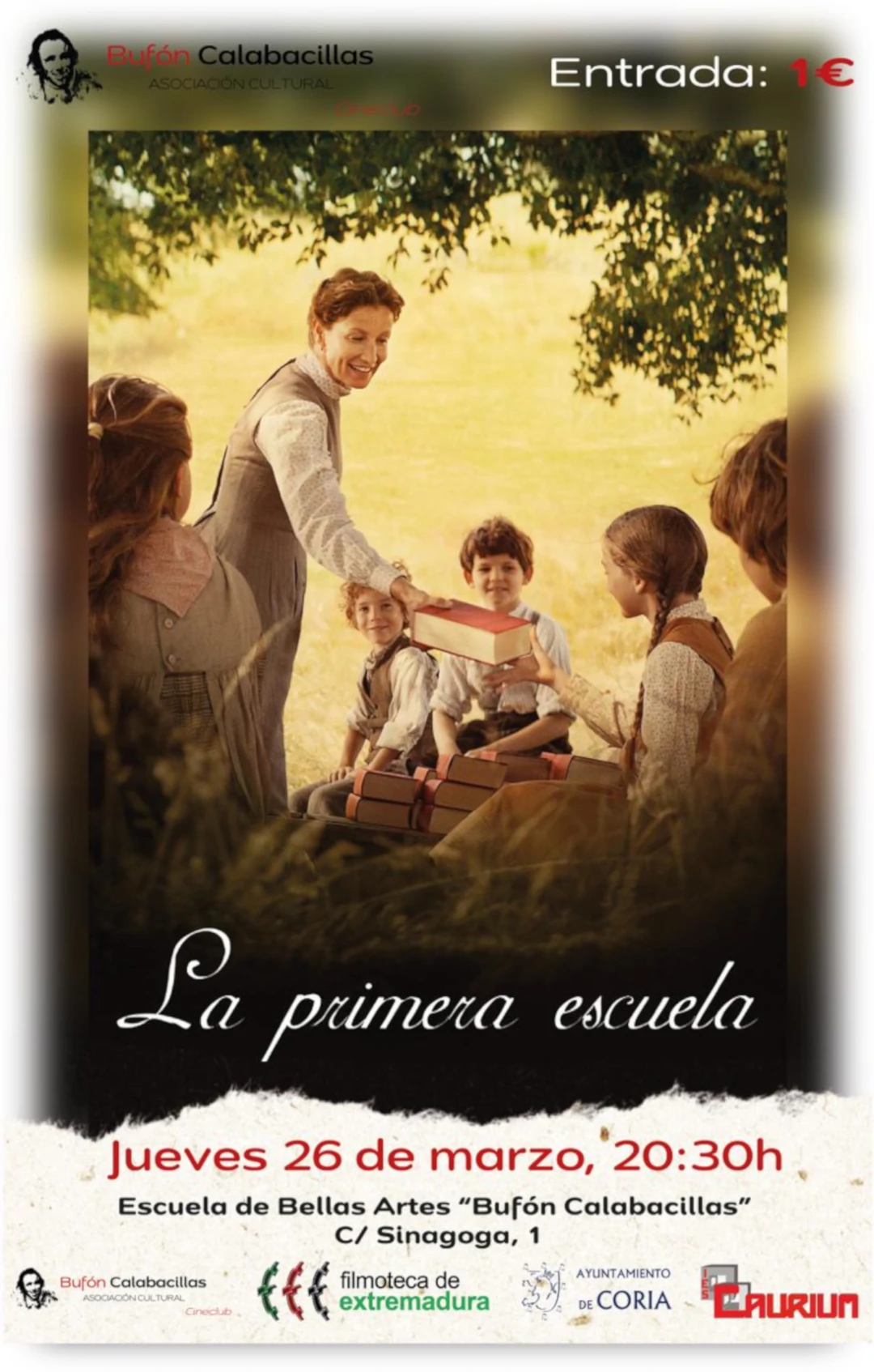 La primera escuela – Cine Club Bufón Calabacillas