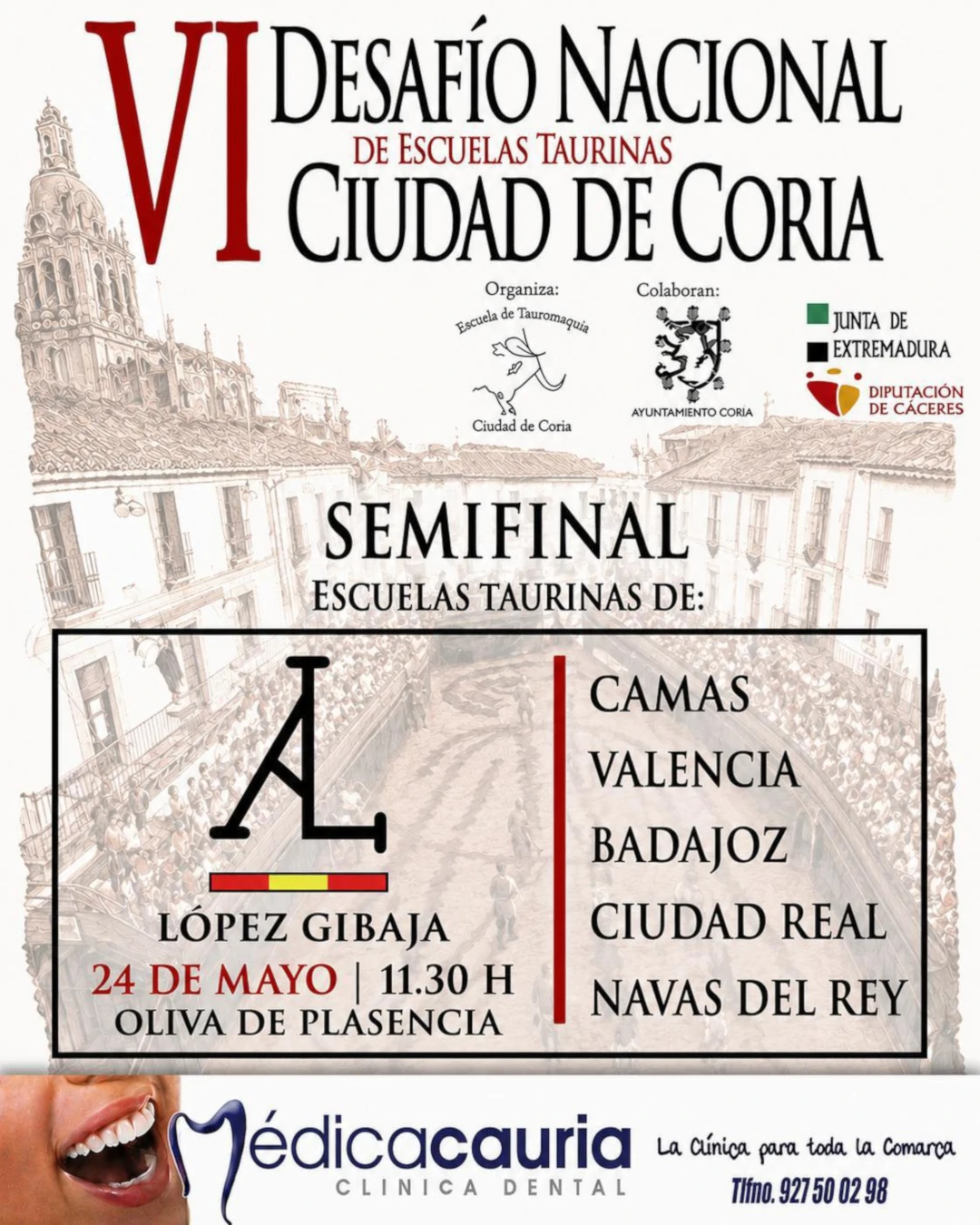 Semifinal del VI Desafío Nacional de Escuelas Taurinas «Ciudad de Coria»