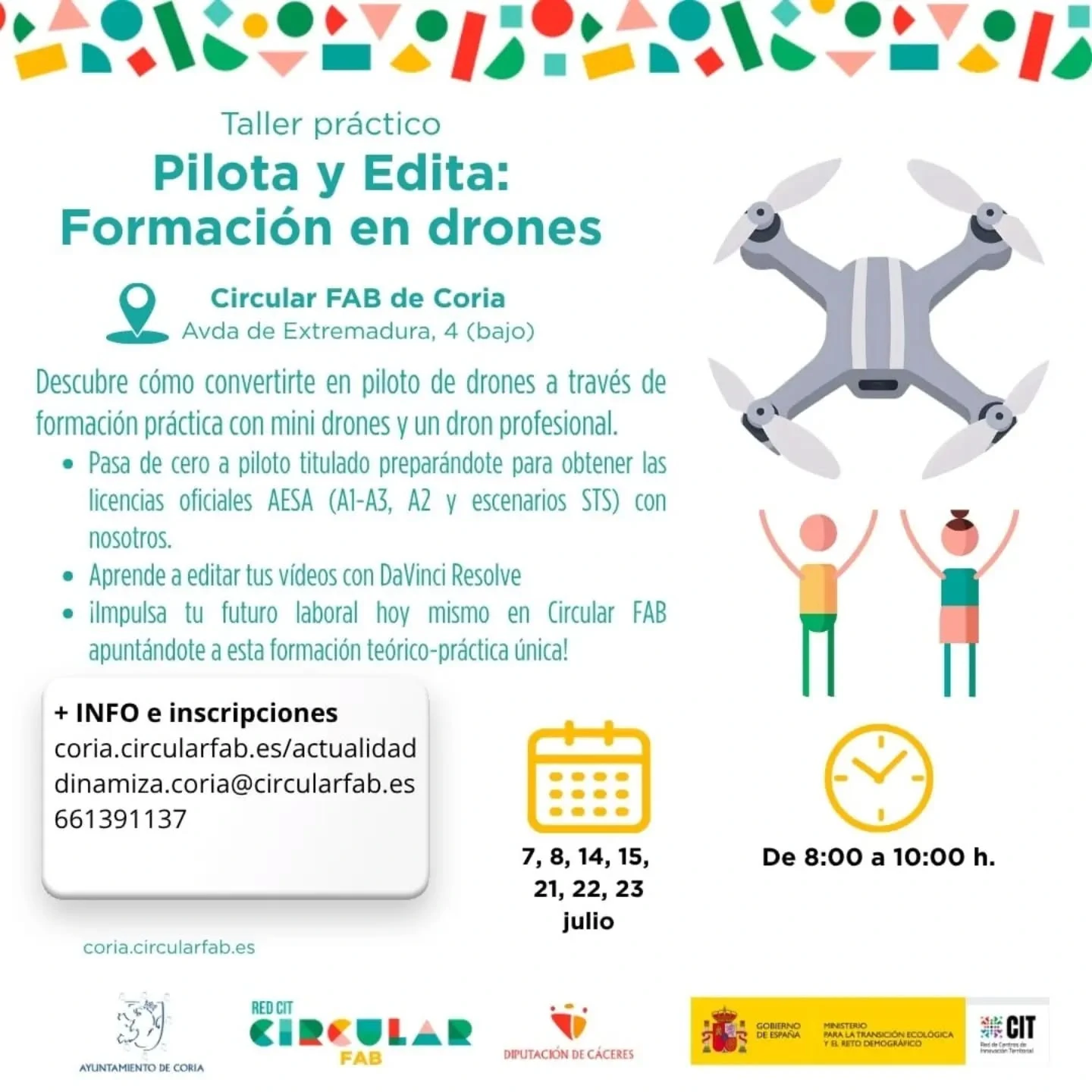 Pilota y Edita: Formación en drones