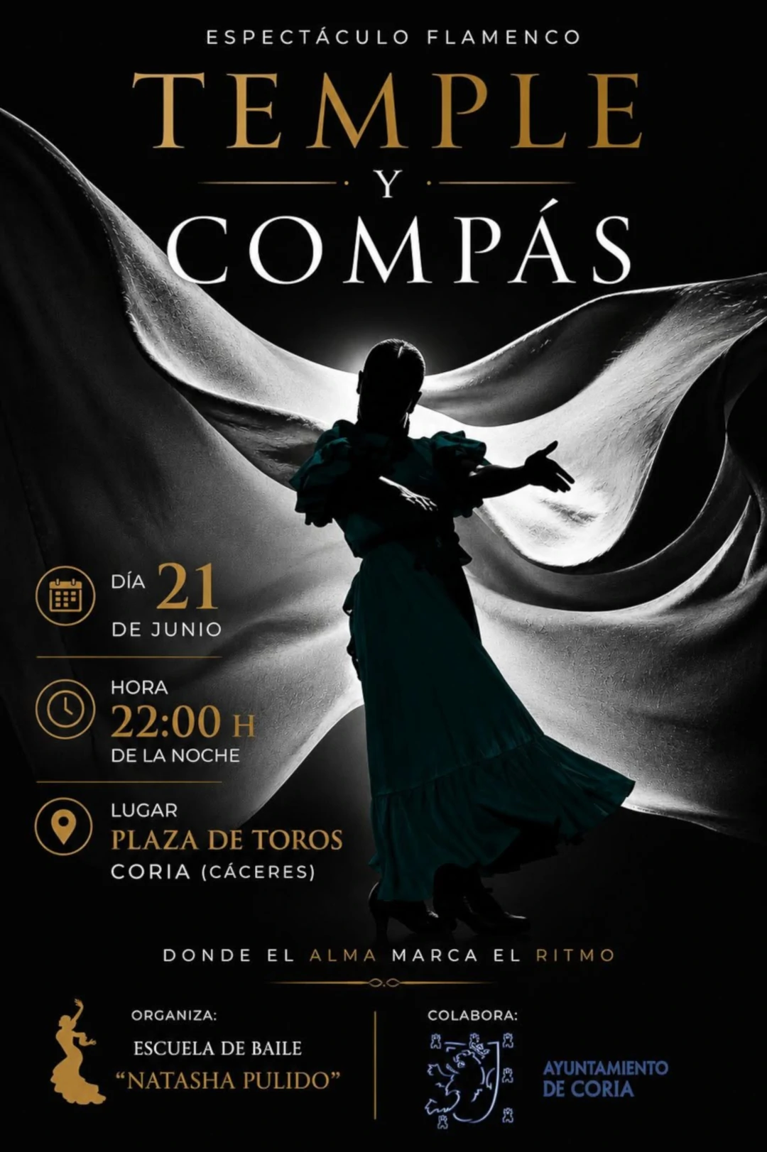 Temple y Compás – Espectáculo de la Escuela de Baile «Natasha Pulido»